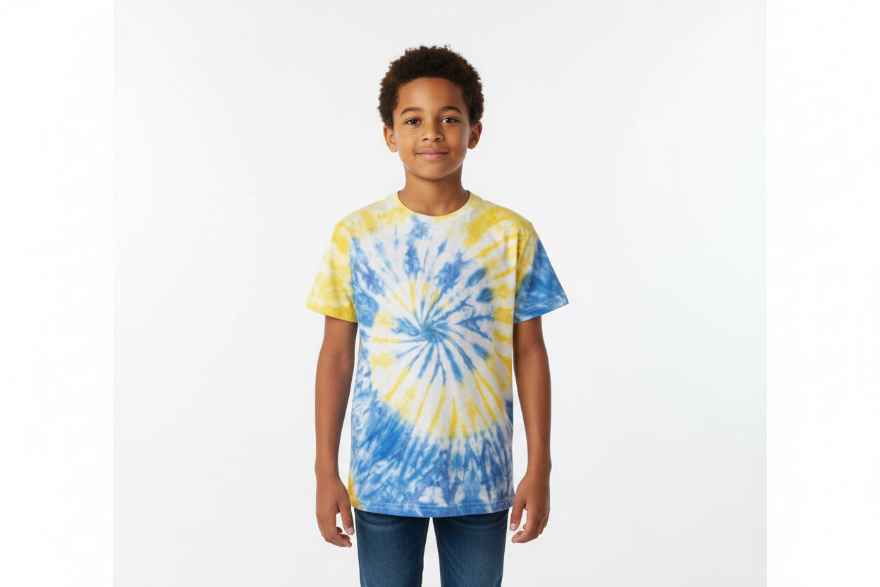 Kuta kids unisex tie dye t-shirt.