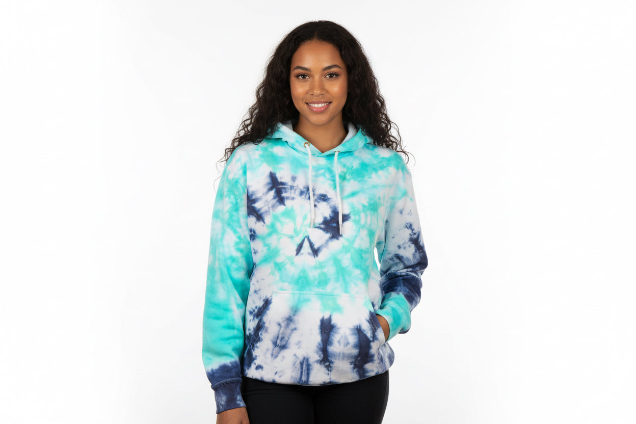 Kuta adult/youth unisex tie dye hoodies.