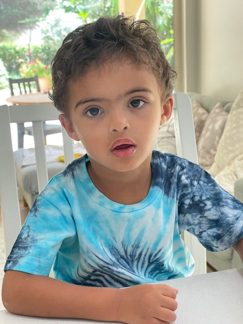 Kuta kids unisex tie dye t-shirt.